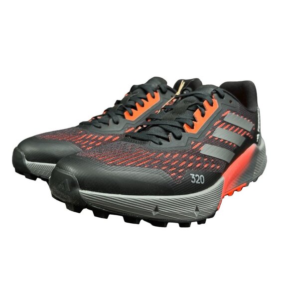 Adidas Terrex Agravic Flow 2 Black Red Trail Shoes HR1114 Men\'s Size 7.5